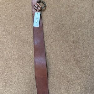 Chico's Brown Leather Belt Bag